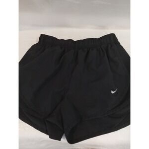 Nike Dri Fit Running Shorts Black Athletic Gym Workout Women Size M